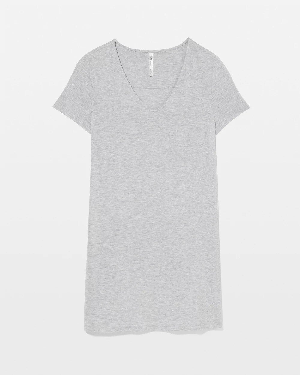 Short-Sleeve Sleepshirt - HEATHER OPAL GRAY | Soma on sale