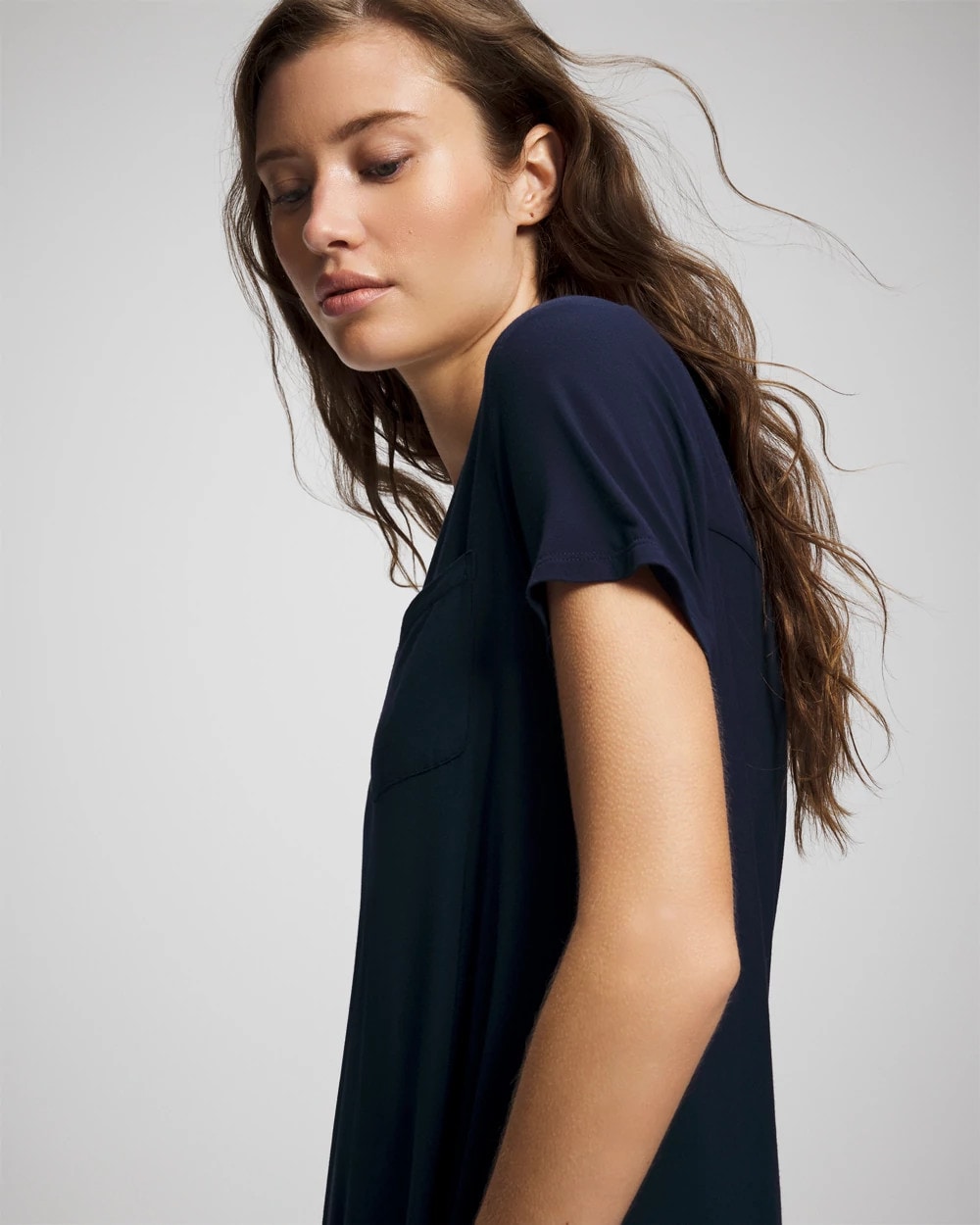 Short-Sleeve Sleepshirt - NIGHTFALL NAVY | Soma sale