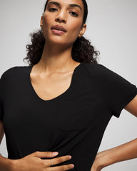 Short-Sleeve Sleepshirt - BLACK | Soma discount