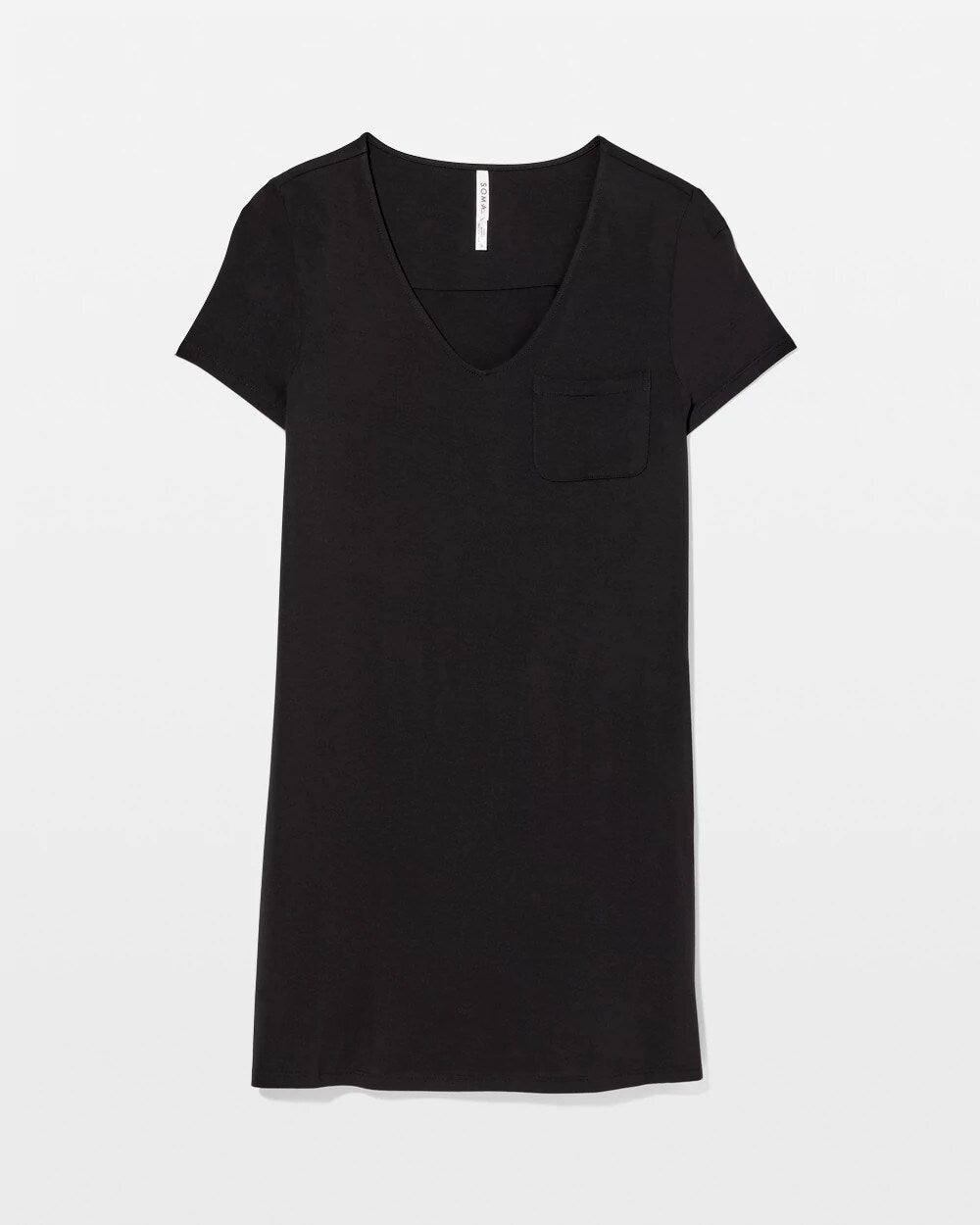 Short-Sleeve Sleepshirt - BLACK | Soma discount