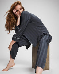 Shadow Stripe Pajama Pant - PETROL | Soma near me