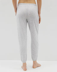 Slub Banded Ankle Pajama Pant - BLUE SLUB | Soma for sale