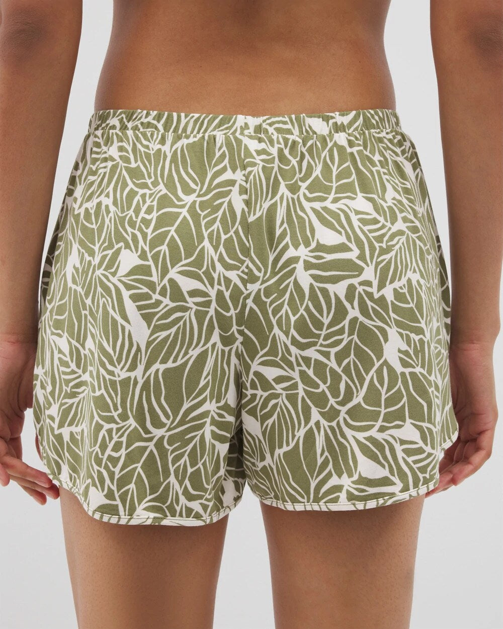 Printed Pajama Short - PALMTASTIC VETIVER/CHAMP | Soma Online