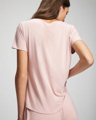 Short Sleeve Pajama Tee - VINTAGE PINK | Soma for sale