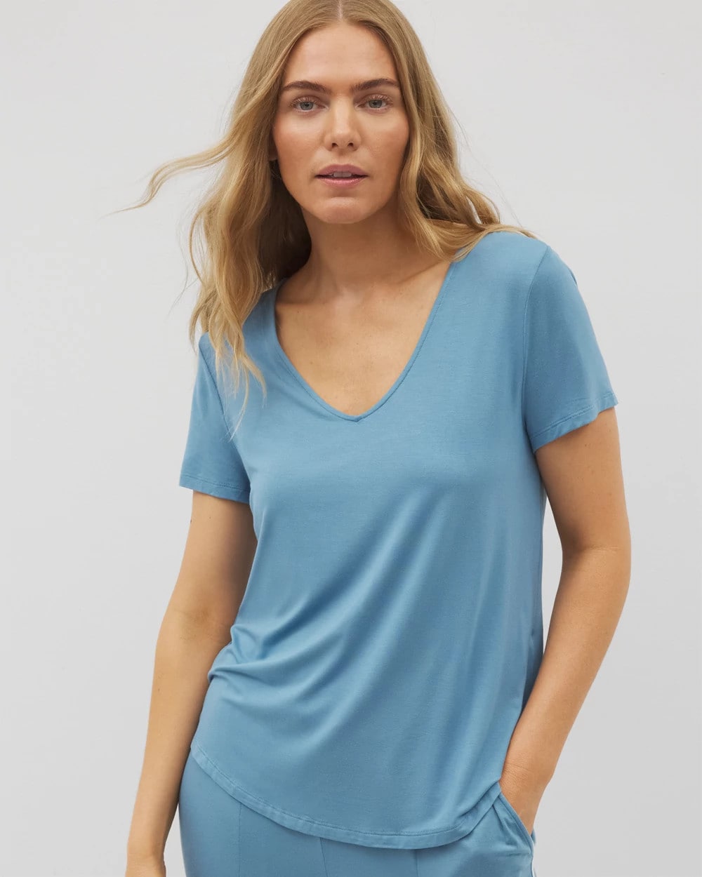 Short Sleeve Pajama Tee - BLUE HEAVEN | Soma sale