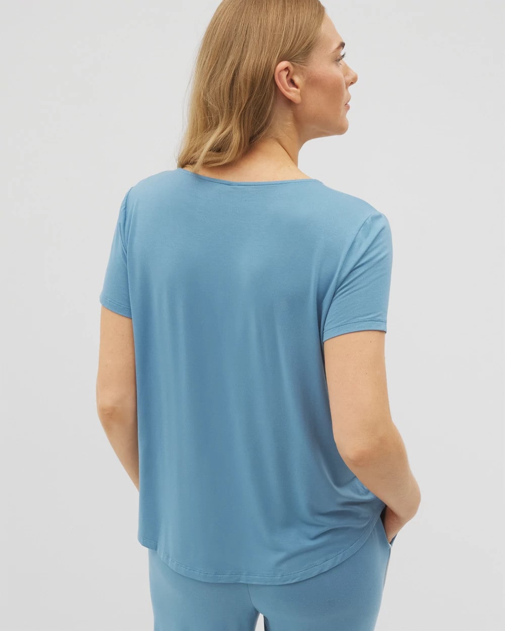 Short Sleeve Pajama Tee - BLUE HEAVEN | Soma sale