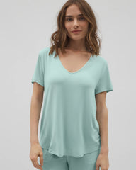 Short Sleeve Pajama Tee - HARBOR GREEN | Soma discount