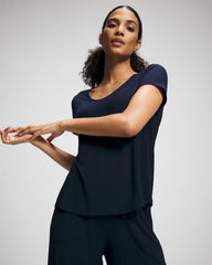 Short Sleeve Pajama Tee - NIGHTFALL NAVY | Soma for sale