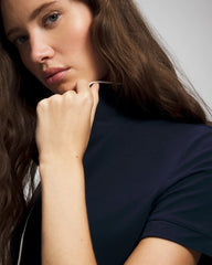 Solid Short Sleeve Notch Collar Pajama Top - NIGHTFALL NAVY | Soma for sale