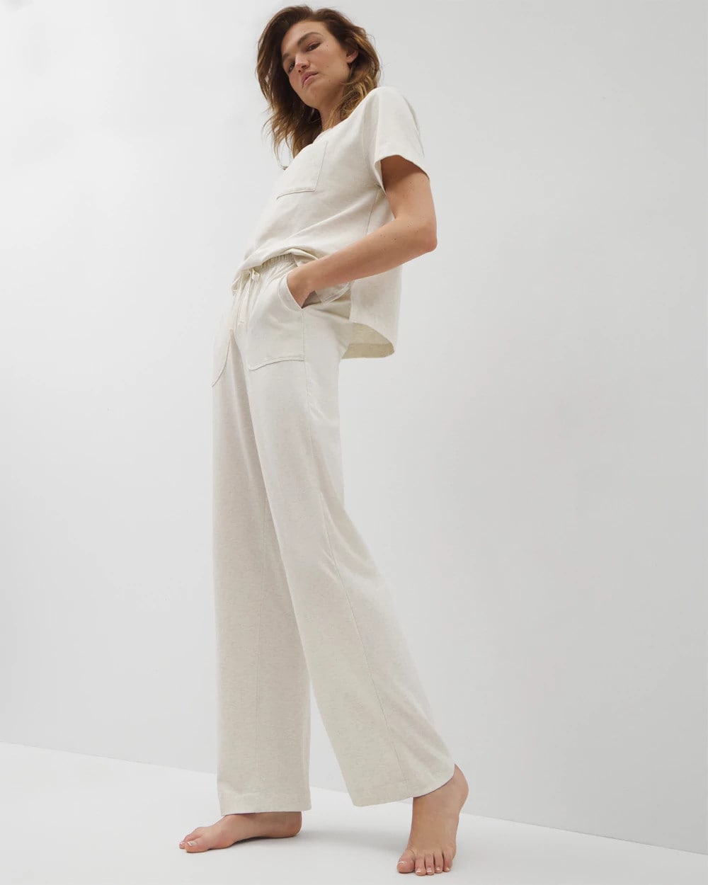 Pajama Pants - HEATHER CRYSTAL | Soma sale