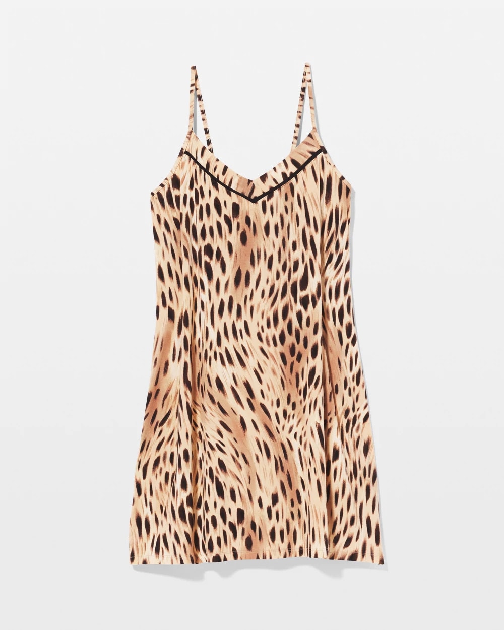 Chemise with Piping - SPLENDID LEOPARD AMBER | Soma sale