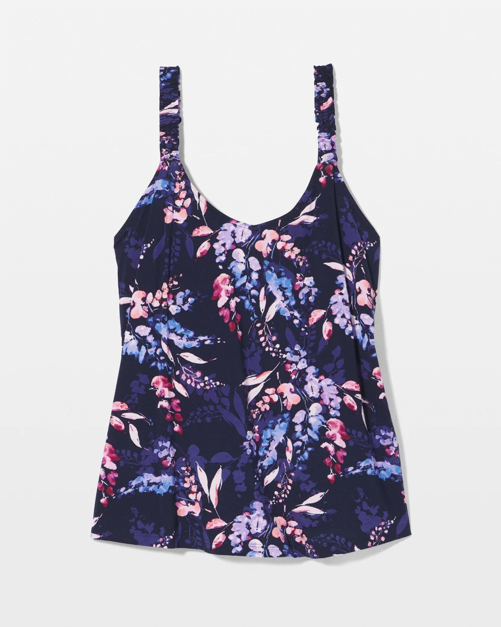 Mini Ruffle Pajama Cami - BLOOM BRIGHTLY NAVY | Soma near me
