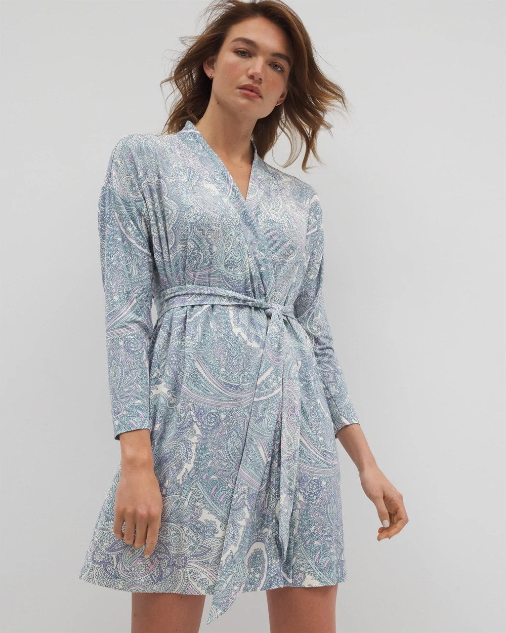 Short Robe - GLOBAL PAISLEY GRAND C | Soma for sale