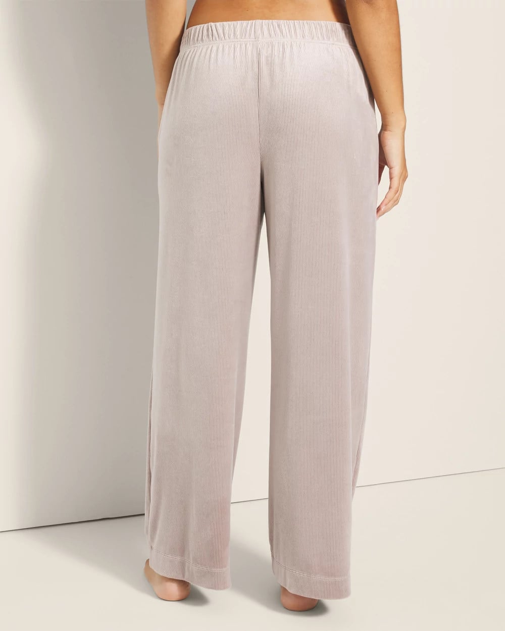 bed Wide-Leg Pajama Pants - SILVER TAUPE | Soma outlet