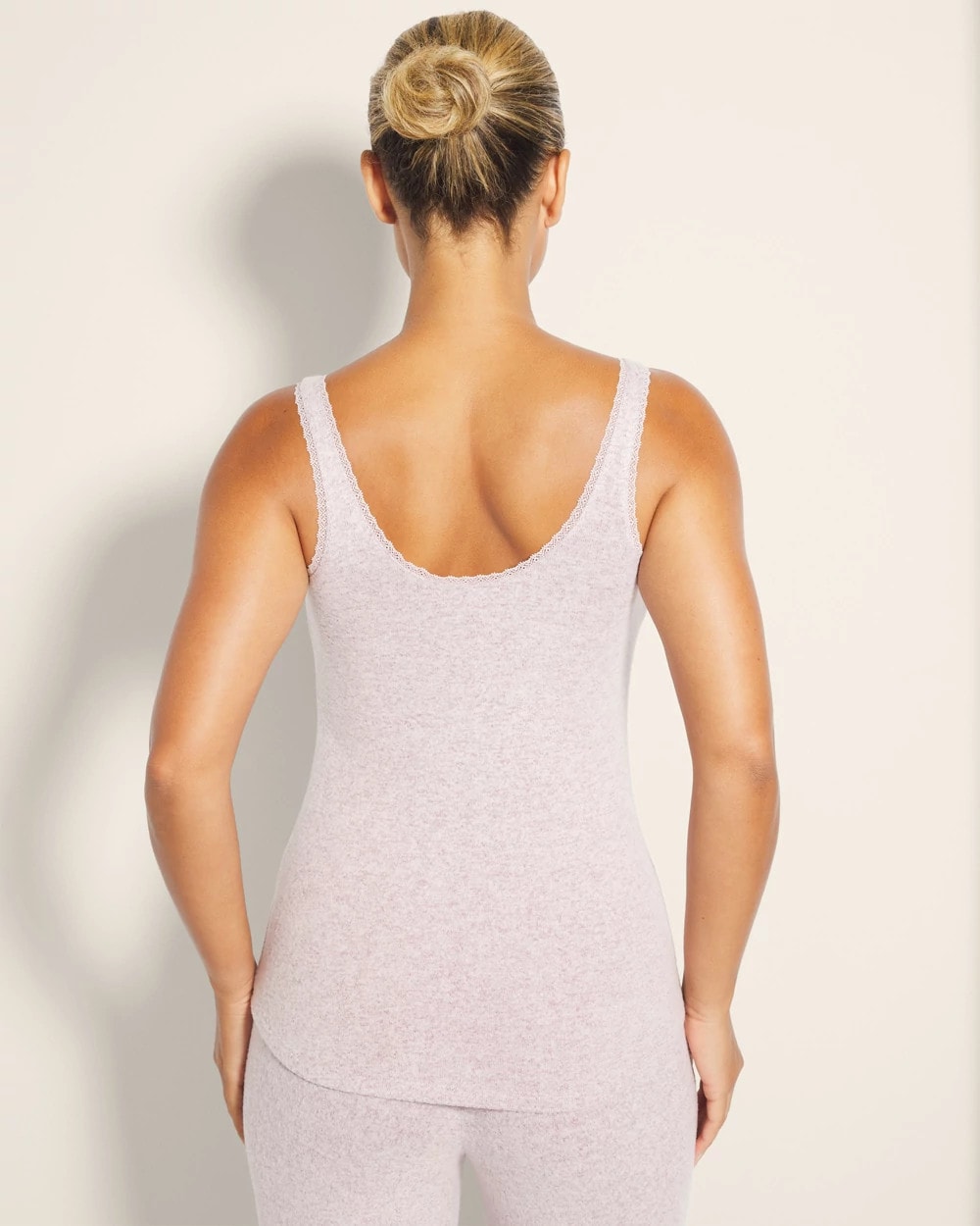 Cozyluxe Pajama Tank - PORCELAIN/ELDERBERRY CD | Soma on sale