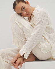 Cotton Gauze Pajama Pant - CHAMPAGNE STRIPE | Soma Online