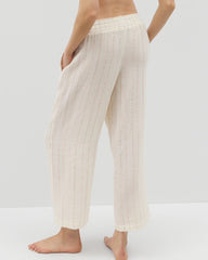 Cotton Gauze Pajama Pant - CHAMPAGNE STRIPE | Soma Online