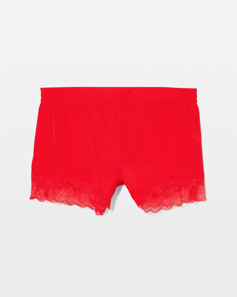 Lace Trim Pajama Shorts - DARE ME RED | Soma outlet