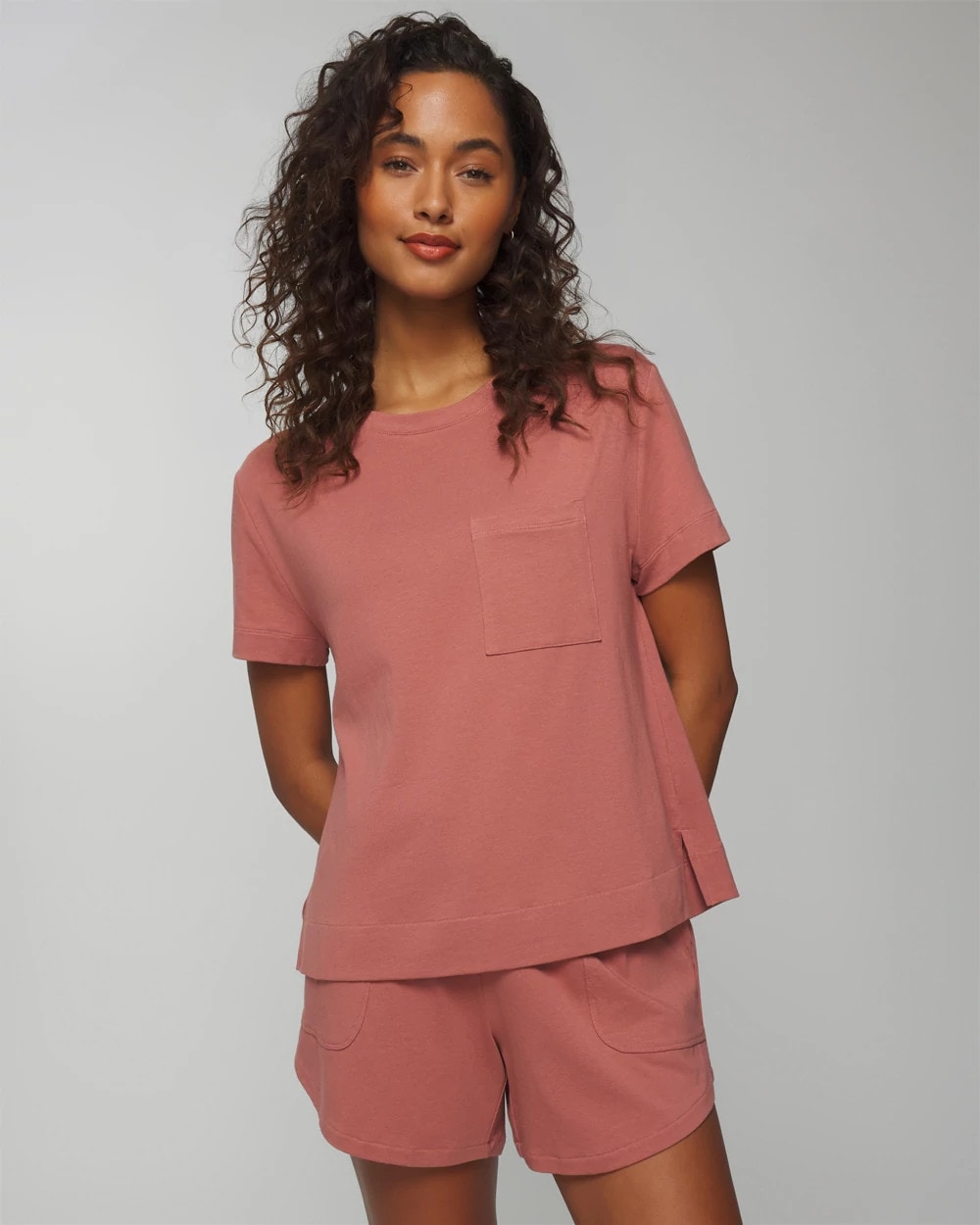 Short-Sleeve Pocket Pajama Tee -  | Soma for sale