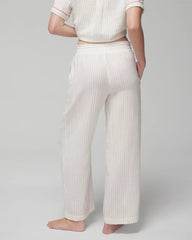 Pajama Pants - DBL CLOTH BW STRIPE | Soma sale