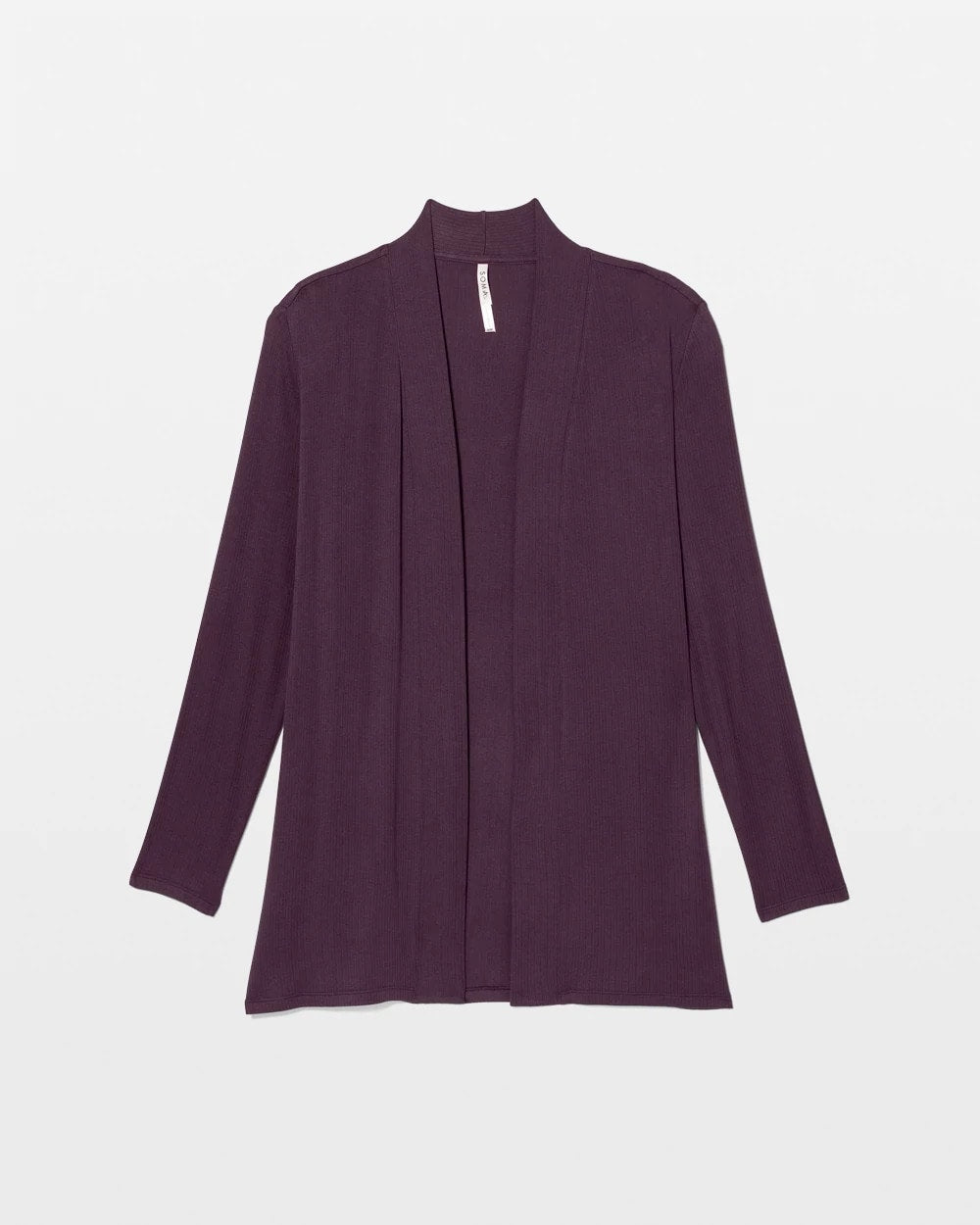 Lightweight Rib Knit Long Sleeve Wrap - PLUM PERFECT | Soma outlet