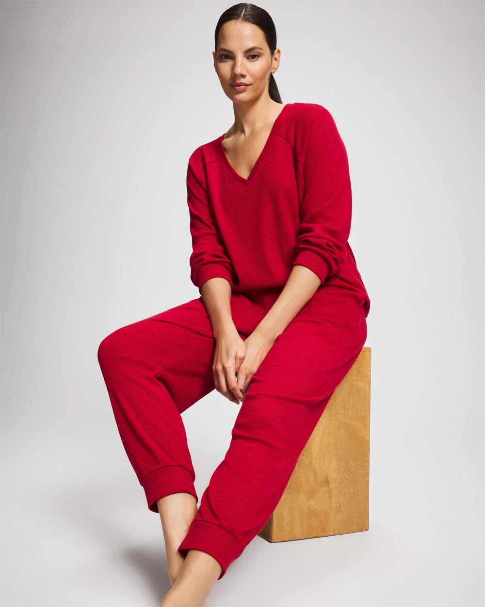 Banded Pajama Bottom - PAINT THE TOWN RED | Soma discount