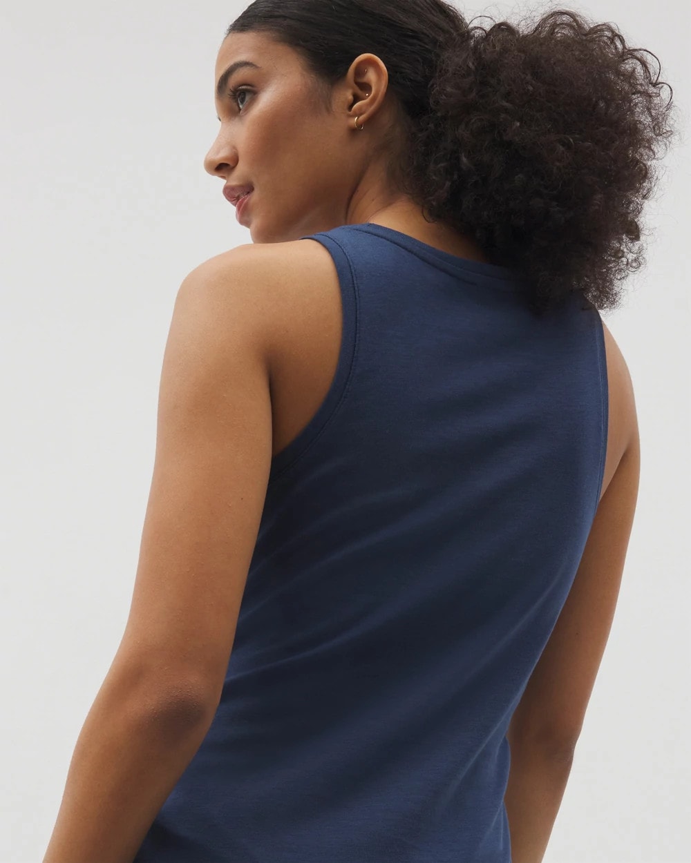 Ruched Pajama Tank - INK BLUE | Soma for sale