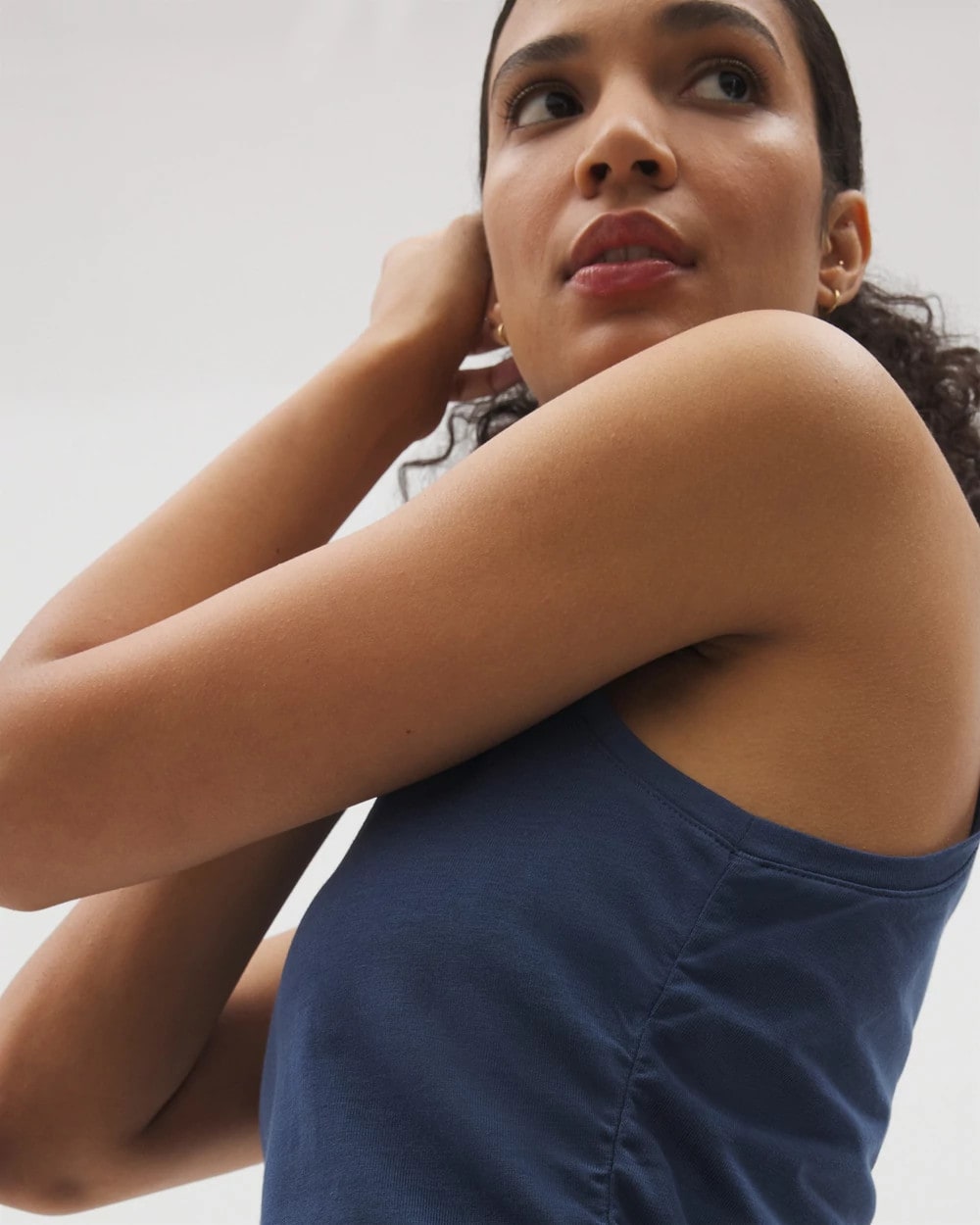 Ruched Pajama Tank - INK BLUE | Soma for sale