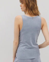 Ruched Pajama Tank - HEATHER MARINA | Soma on sale