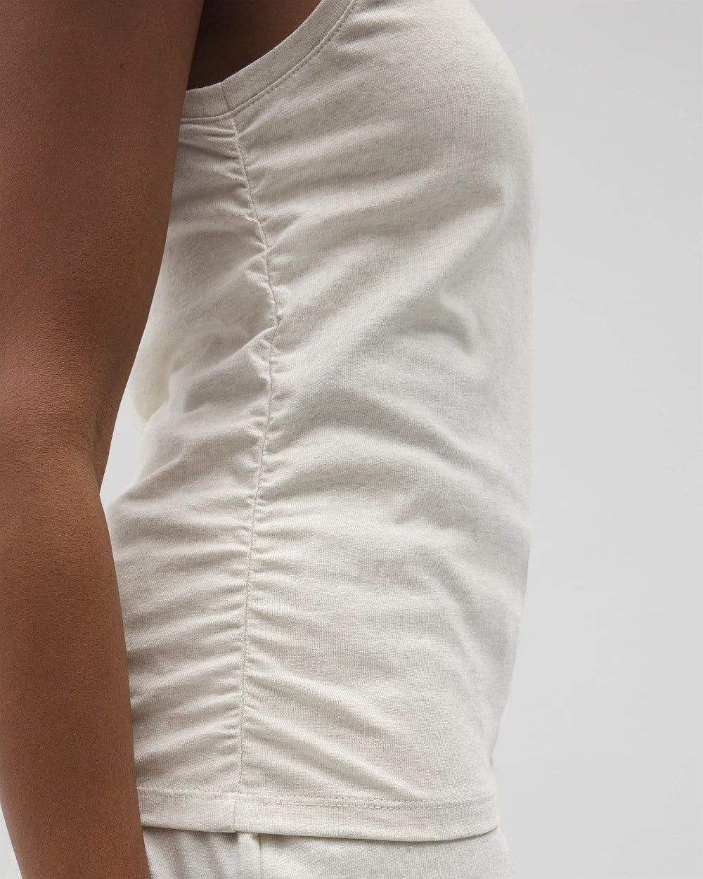 Ruched Pajama Tank - HEATHER CRYSTAL | Soma sale