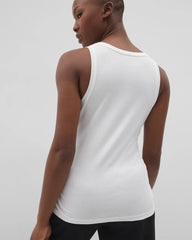Ruched Pajama Tank - OPTIC WHITE | Soma discount