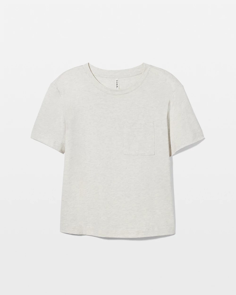 Short-Sleeve Pocket Pajama Tee - HEATHER CRYSTAL | Soma for sale