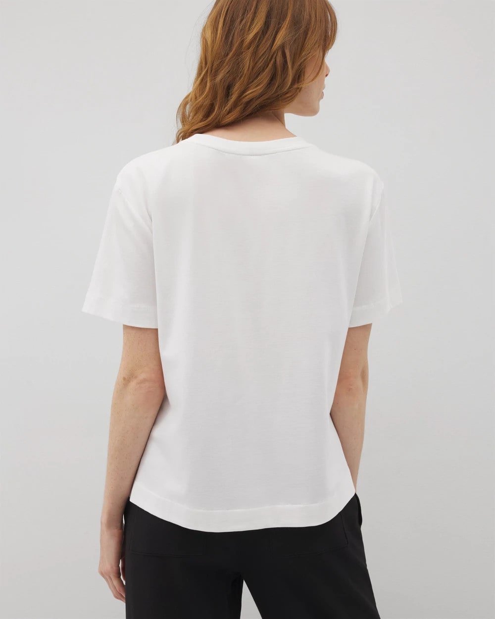 Short-Sleeve Pocket Pajama Tee - OPTIC WHITE | Soma on sale