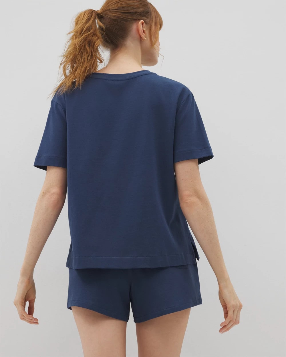 Short-Sleeve Pocket Pajama Tee - INK BLUE | Soma sale