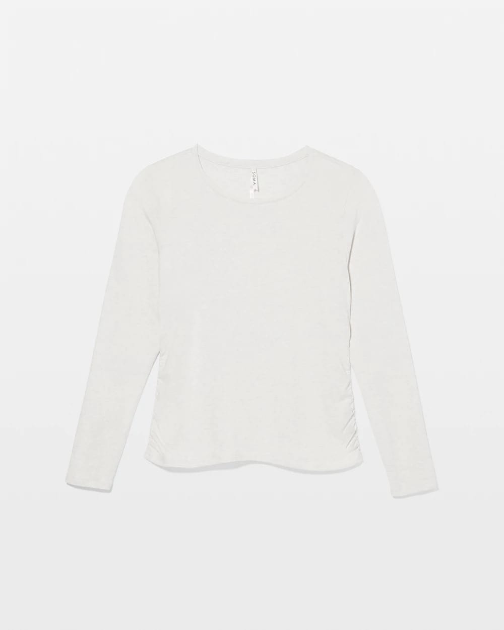 Ruched Long Sleeve Pajama Tee - HEATHER CRYSTAL | Soma near me