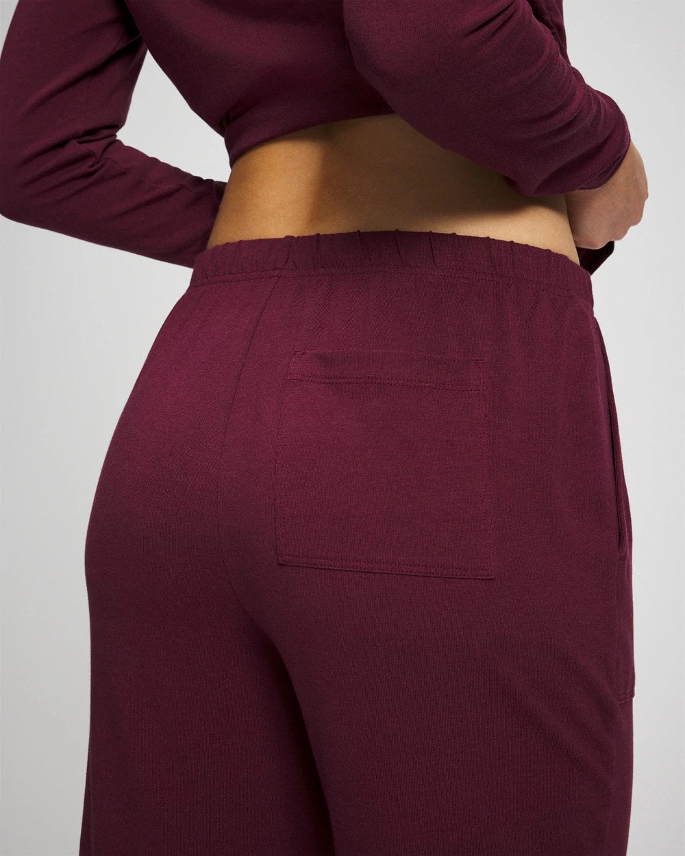 Crop Pajama Pants - VELVET PLUM | Soma on sale