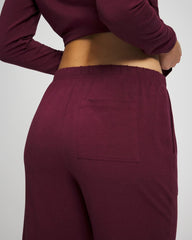 Crop Pajama Pants - VELVET PLUM | Soma on sale