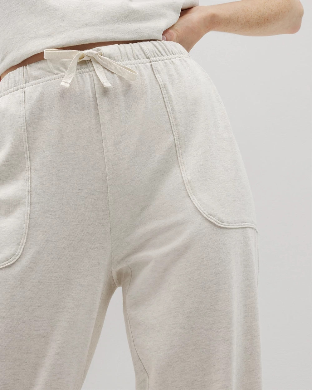 Crop Pajama Pants - HEATHER CRYSTAL | Soma sale