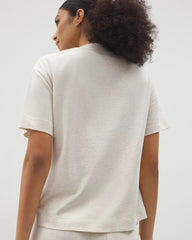 Button-Front Pajama Tee - HEATHER CRYSTAL | Soma for sale
