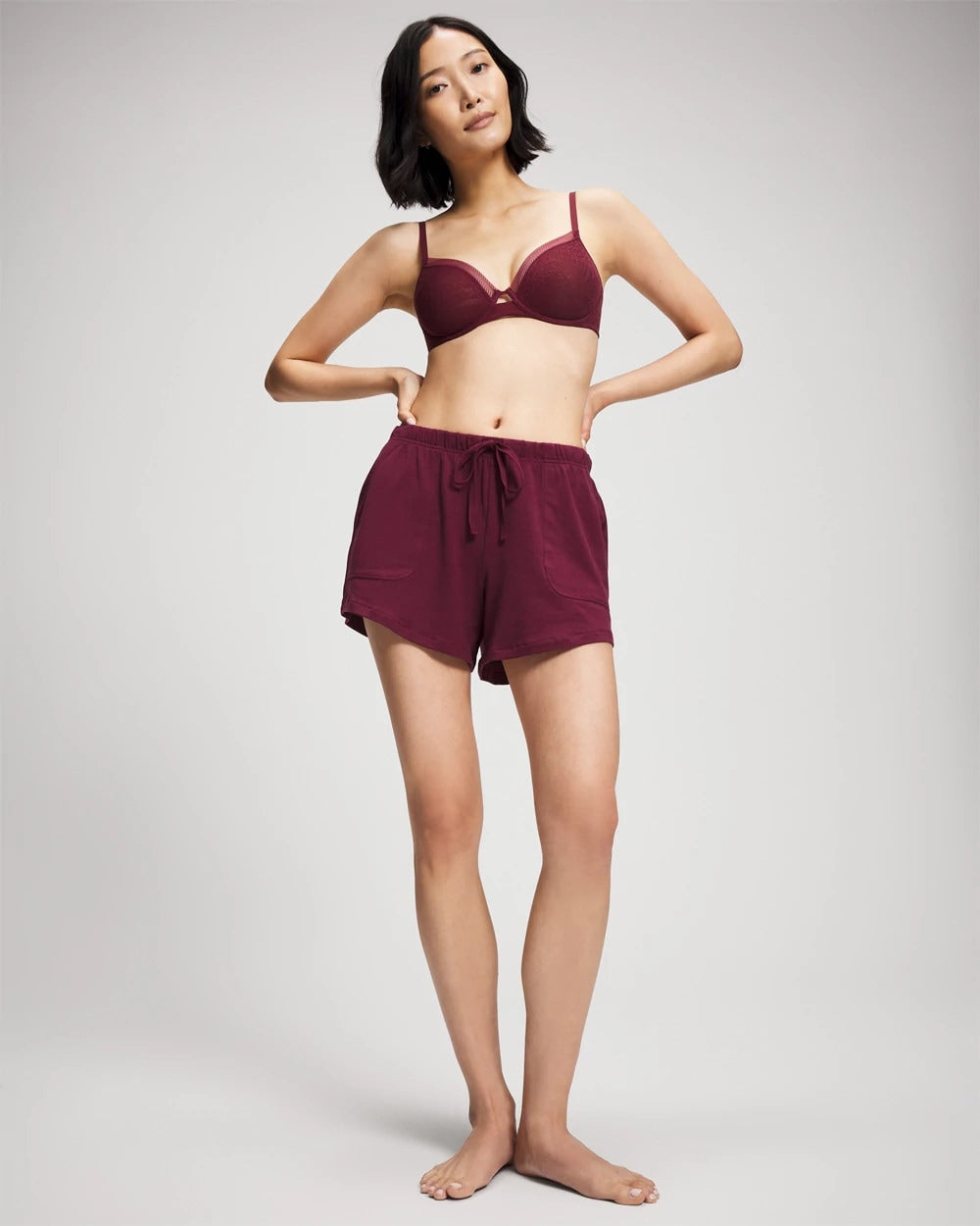 Pajama Shorts - VELVET PLUM | Soma sale