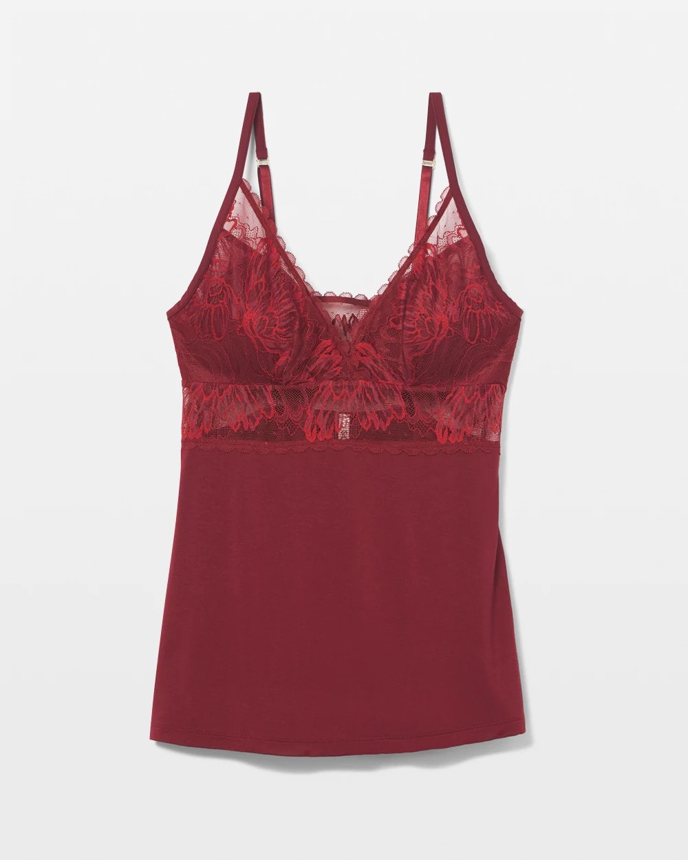 Pajama Cami With Plunge Necklline - VERMILLION | Soma for sale