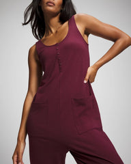 Henley Jumpsuit - VELVET PLUM | Soma on sale
