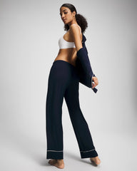 Solid Piped Pajama Pants - NIGHTFALL NAVY | Soma near me