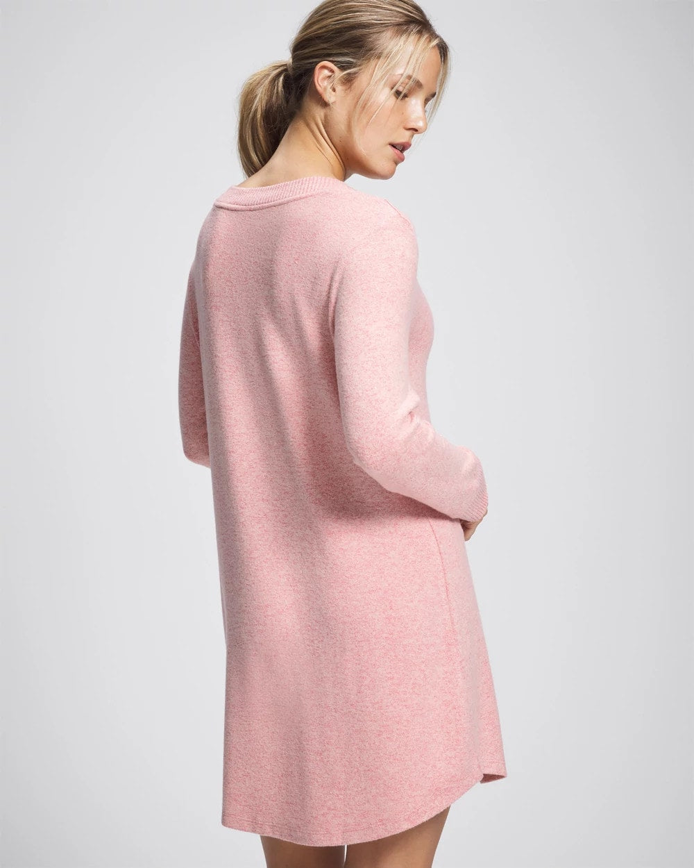 Long Sleeve Sleepshirt - CAMEO PINK/DUSTY ROSE | Soma outlet