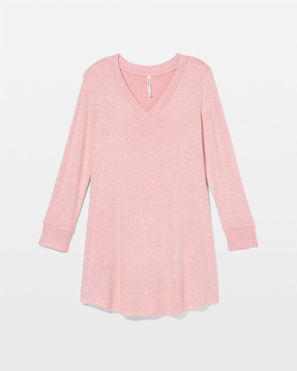 Long Sleeve Sleepshirt - CAMEO PINK/DUSTY ROSE | Soma outlet
