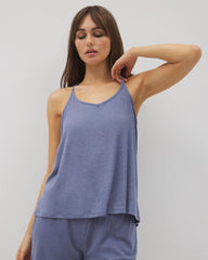 Lightweight Rib Knit Pajama Cami - HEATHER DUSK | Soma sale