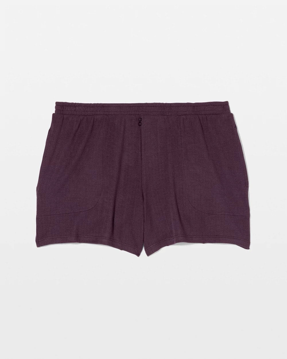 Lightweight Rib Knit Pajama Shorts - PLUM PERFECT | Soma near me