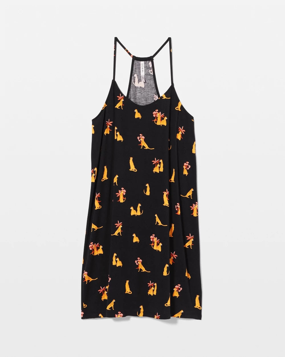 Strappy Sleepshirt - FELINE FUN MID BLK | Soma for sale
