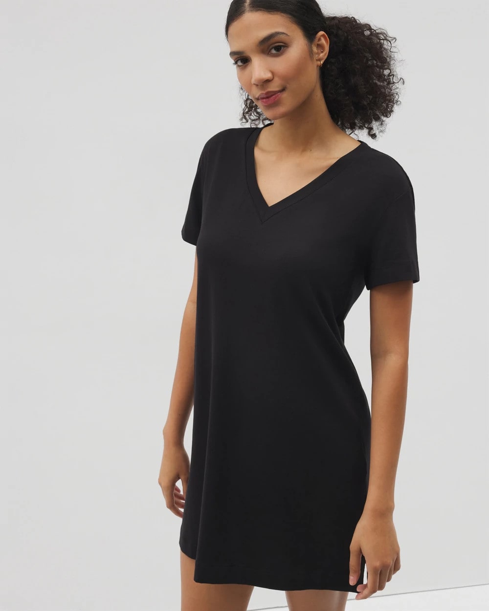 Short-Sleeve Sleepshirt - BLACK | Soma outlet