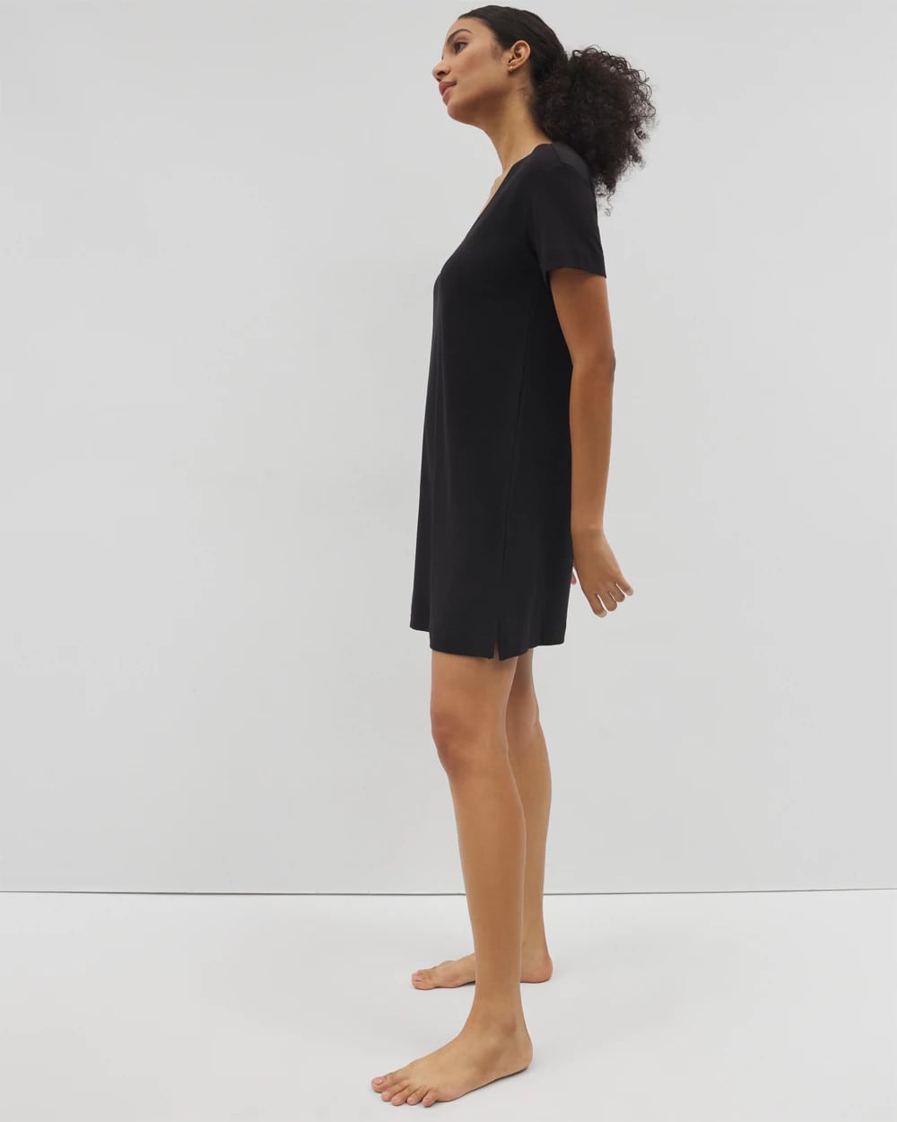 Short-Sleeve Sleepshirt - BLACK | Soma outlet